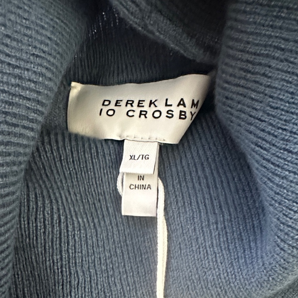 10 Crosby Derek Lam Blue Long Sleeve Dress